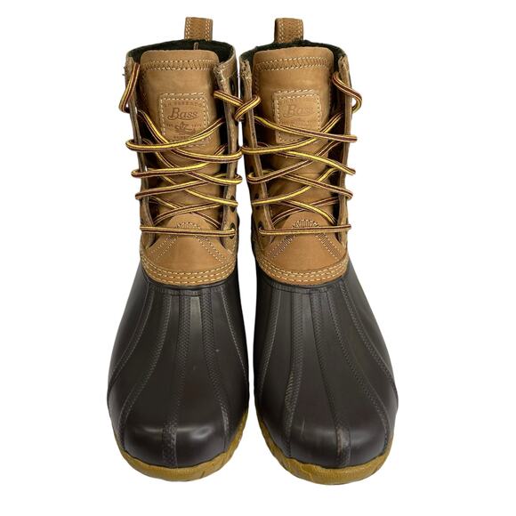 G.H. Bass & Co. Classic Duck Boots Men Size 8 M Leather Rubber Waterproof main image 10